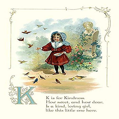 Buyenlarge 0-587-10959-9-G1827 'K is for Kindness' Giclee Fine Art Print, 18" x 27" Buyenlarge 0-587-10959-9-G1827 'K is for Kindness' Giclee Fine Art Print, 18" x 27"
