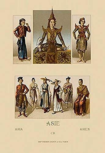 Buyenlarge 0-587-11305-7-P1218 A Variety of Asian Costumes Paper Poster, 12" x 18"