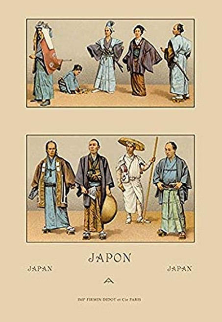 Buyenlarge 0-587-11328-6-P1827 Traditional Dress of Diverse Japanese Castes Paper Poster, 18" x 27" Buyenlarge 0-587-11328-6-P1827 Traditional Dress of Diverse Japanese Castes Paper Poster, 18" x 27"