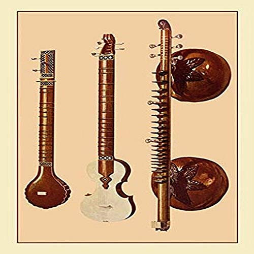 Buyenlarge 0-587-11531-9-G1827 'Sitars and Vina' Giclee Fine Art Print, 18" x 27"