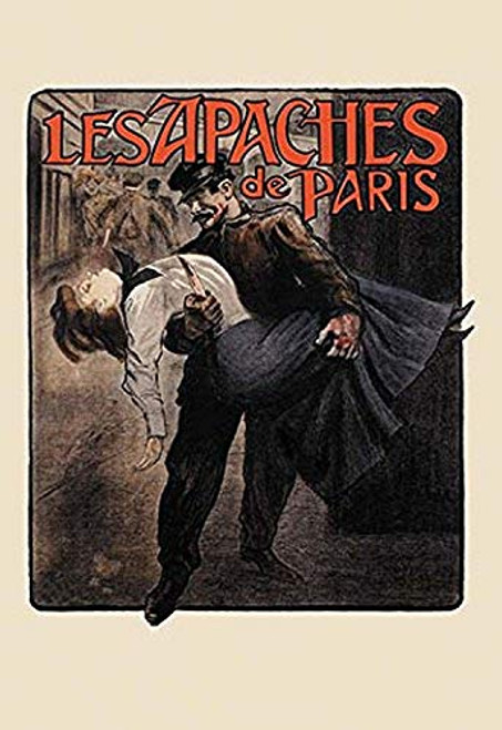 Buyenlarge 0-587-11680-3-P1827 Les Apaches de Paris Paper Poster, 18" x 27"