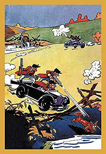 Buyenlarge 0-587-11690-0-P1827 Fox on The Run Paper Poster, 18" x 27"