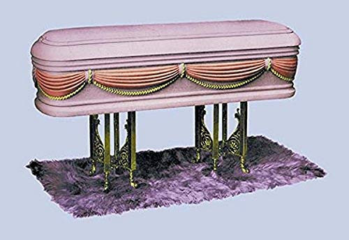 Buyenlarge 0-587-11773-7-P1218 Lavender Draped Casket Paper Poster, 12" x 18"