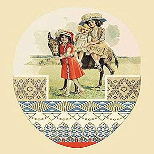 Buyenlarge Girls Going for A Ride - 8" X 12" Fine Art Giclee Print