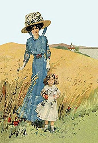 Buyenlarge 0-587-11906-3-P1218 The Fashionable Mother and Child Paper Poster, 12" x 18"