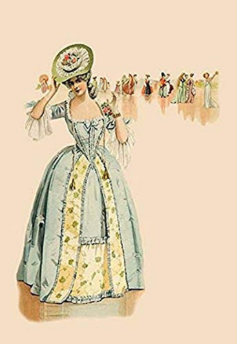 Buyenlarge 0-587-12010-x-P1827 Ladies at The Dance Paper Poster, 18" x 27"