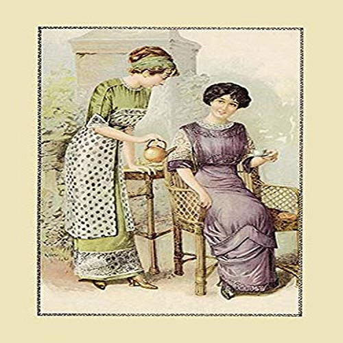 Buyenlarge Tea in The Garden - 8" X 12" Fine Art Giclee Print