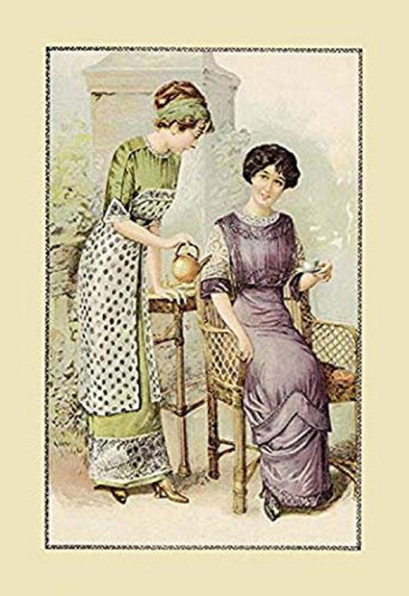 Buyenlarge 0-587-12017-7-P1827 Tea in The Garden Paper Poster, 18" x 27" Buyenlarge 0-587-12017-7-P1827 Tea in The Garden Paper Poster, 18" x 27"
