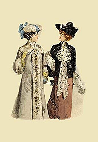 Buyenlarge 0-587-12020-7-P1218 Ladies Chatting Paper Poster, 12" x 18"