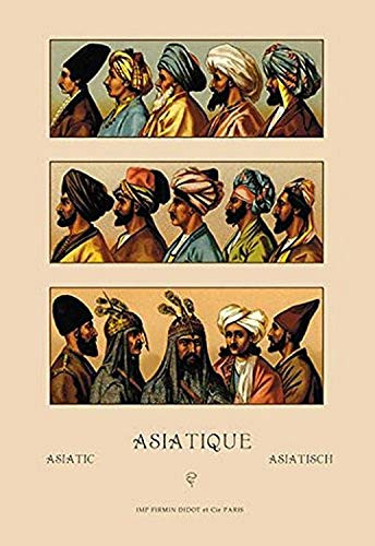 Buyenlarge 0-587-12027-4-P1827 A Variety of Asiatic Head-Coverings #2" Paper Poster, 18" x 27"