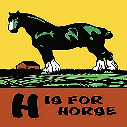Buyenlarge H is for Horse - 8" X 12" Fine Art Giclee Print. (Edition 4410),