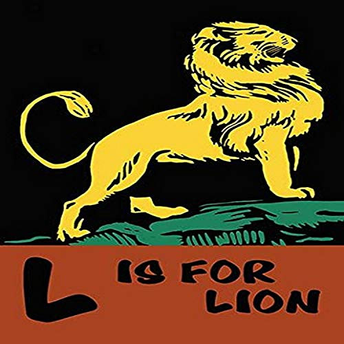 Buyenlarge L is for Lion - 8" X 12" Fine Art Giclee Print