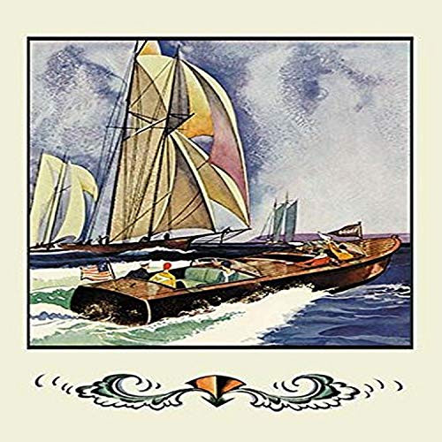 Buyenlarge Cruisers and Sailboats (Dodge Boats) - 8" X 12" Fine Art Giclee Print