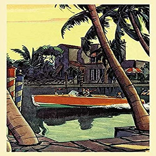 Buyenlarge 0-587-12690-6-G1827 '28 Feet Speedster-Dodge Boats' Giclee Fine Art Print, 18" x 27"