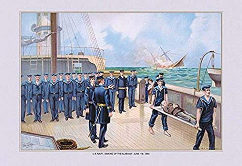 Buyenlarge 0-587-12842-9-P1218 U.S. Navy: Alabama Paper Poster, 12" x 18"
