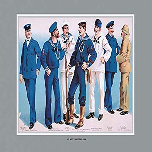 Buyenlarge U.S. Navy: Uniforms, 1899#2-8" X 12" Fine Art Giclee Print