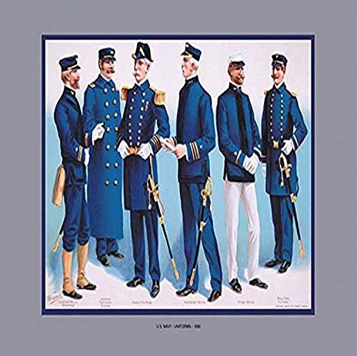 Buyenlarge U.S. Navy: Uniforms, 1899#3-16" X 24" Fine Art Giclee Print