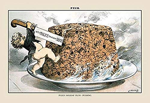 Buyenlarge 0-587-13137-3-P1218 Puck Magazine: Puck's Holiday Plum-Pudding Paper Poster, 12" x 18" Buyenlarge 0-587-13137-3-P1218 Puck Magazine: Puck's Holiday Plum-Pudding Paper Poster, 12" x 18"
