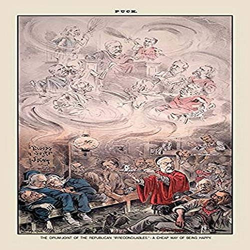 Buyenlarge 0-587-13166-7-G1827 'Puck Magazine: The Opium-Joint of The Republican' Giclee Fine Art Print, 18" x 27" Buyenlarge 0-587-13166-7-G1827 'Puck Magazine: The Opium-Joint of The Republican' Giclee Fine Art Print, 18" x 27"