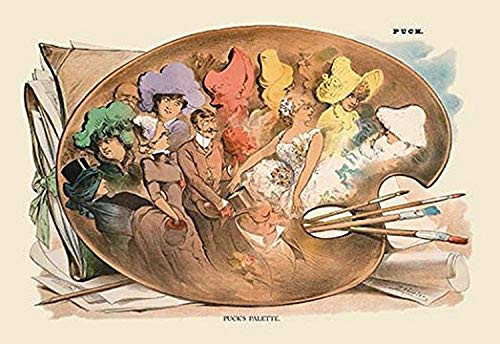 Buyenlarge 0-587-13168-3-P1218 Puck Magazine: Puck's Palette Paper Poster, 12" x 18" Buyenlarge 0-587-13168-3-P1218 Puck Magazine: Puck's Palette Paper Poster, 12" x 18"
