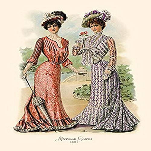 Buyenlarge 0-587-13412-7-G1827 'Afternoon Gowns #1' Giclee Fine Art Print, 18" x 27" Buyenlarge 0-587-13412-7-G1827 'Afternoon Gowns #1' Giclee Fine Art Print, 18" x 27"