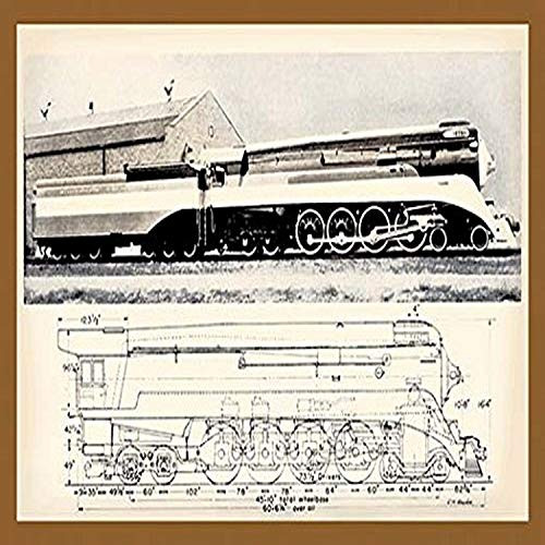Buyenlarge 0-587-13426-7-P1827 Train Drawing and Photo Paper Poster, 18" x 27"