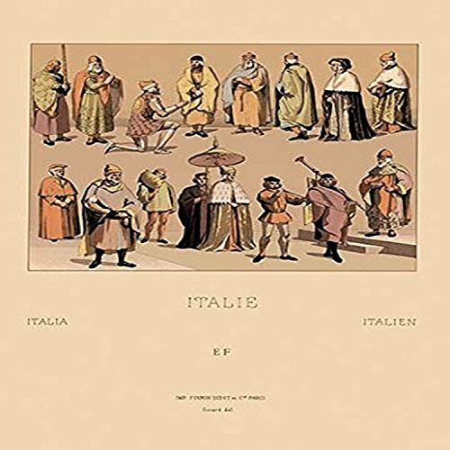 Buyenlarge 0-587-13488-7-G1827 'Traditional Dress of Italy' Giclee Fine Art Print, 18" x 27"