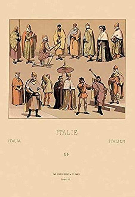 Buyenlarge 0-587-13488-7-P1218 Traditional Dress of Italy Paper Poster, 12" x 18" Buyenlarge 0-587-13488-7-P1218 Traditional Dress of Italy Paper Poster, 12" x 18"