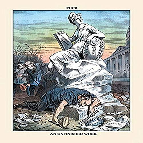 Buyenlarge 0-587-13974-9-P1827 Puck Magazine: an Unfinished Work Paper Poster, 18" x 27"