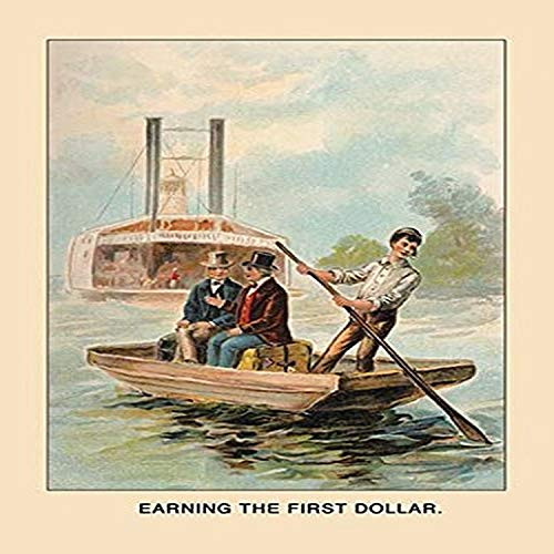 Buyenlarge 0-587-13994-3-P1827 Earning The First Dollar (Abe Lincoln) Paper Poster, 18" x 27"