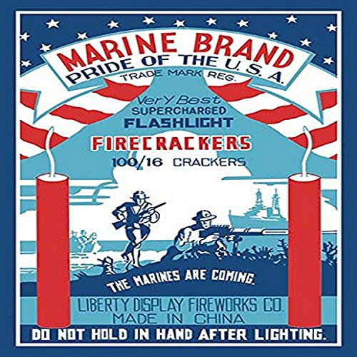 Buyenlarge 0-587-14204-9-G1827 'Marine Brand Firecrackers' Giclee Fine Art Print, 18" x 27"