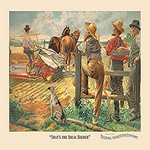Buyenlarge That's The Ideal Binder - Deering Harvester Co. - 8" X 12" Fine Art Giclee Print