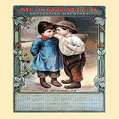 Buyenlarge 0-587-14477-7-G1827 'McCormick Calendar-Young Farmers' Giclee Fine Art Print, 18" x 27"