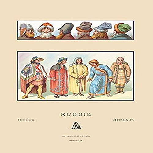 Buyenlarge 0-587-14658-3-P1827 Masculine Fashions of Russia Paper Poster, 18" x 27"
