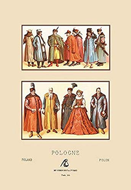 Buyenlarge 0-587-14661-3-G1827 'Sixteenth Century Fashions of The Polish Nobility #1' Giclee Fine Art Print, 18" x 27" Buyenlarge 0-587-14661-3-G1827 'Sixteenth Century Fashions of The Polish Nobility #1' Giclee Fine Art Print, 18" x 27"