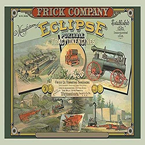 Buyenlarge Frick Company - Eclipse Portable Traction Engines - 8" X 12" Fine Art Giclee Print
