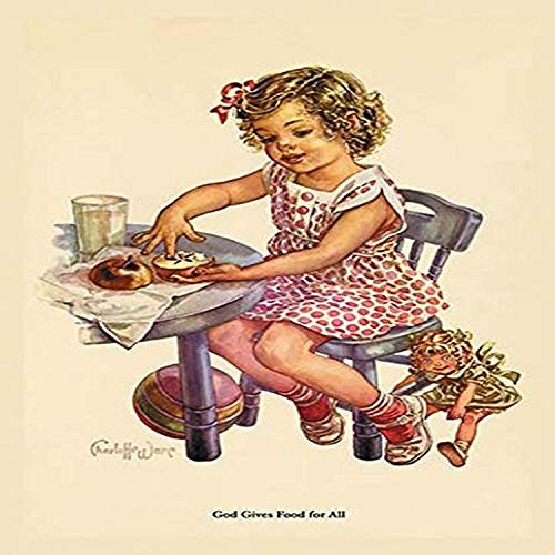 Buyenlarge "God Gives Food for All Paper Poster, 18" x 27"