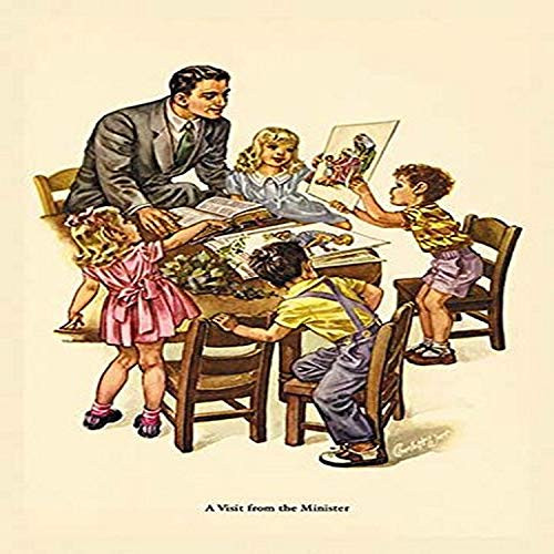 Buyenlarge "A Visit from The Minister Paper Poster, 18" x 27"