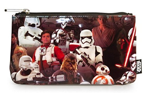 Star Wars The Force Awakens Multi Character Pencil Case by Loungefly