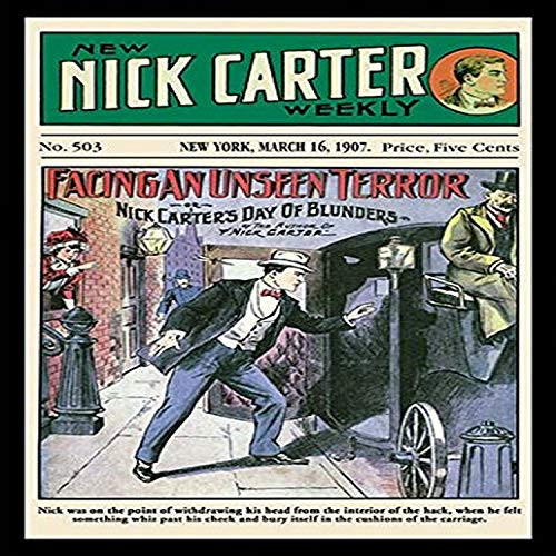 Buyenlarge 0-587-15499-3-P1218 Nick Carter: Facing an Unseen Terror Paper Poster, 12" x 18"