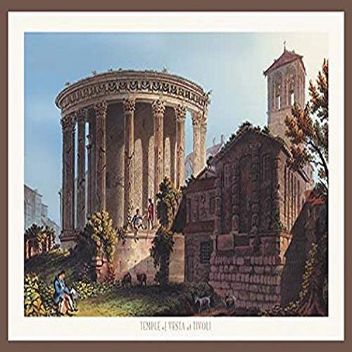 Buyenlarge 0-587-15828-x-P1218 Temple of Vesta at Tivoli Paper Poster, 12" x 18"