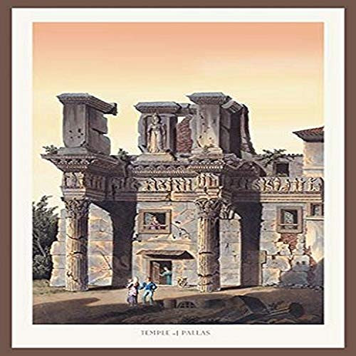 Buyenlarge 0-587-15840-9-P1218 Temple of Pallas Paper Poster, 12" x 18"