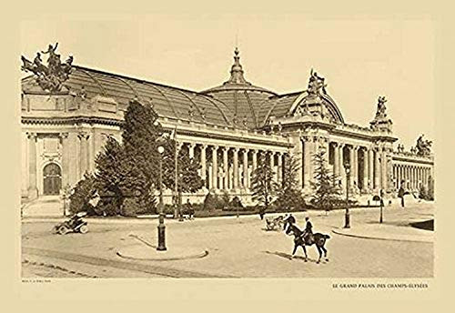 Buyenlarge 0-587-16388-7-P1218 The Great Palace (Champs Elysees) Paper Poster, 12" x 18"