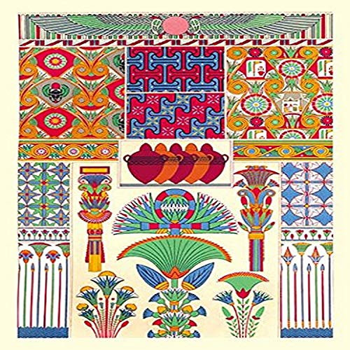 Buyenlarge "Egyptian Decor Paper Poster, 18" x 27" Buyenlarge "Egyptian Decor Paper Poster, 18" x 27"
