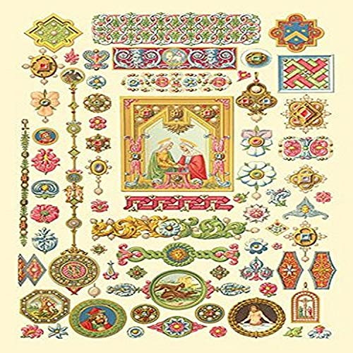 Buyenlarge 0-587-16870-6-G1827 'Renaissance Design #3' Giclee Fine Art Print, 18" x 27" Buyenlarge 0-587-16870-6-G1827 'Renaissance Design #3' Giclee Fine Art Print, 18" x 27"
