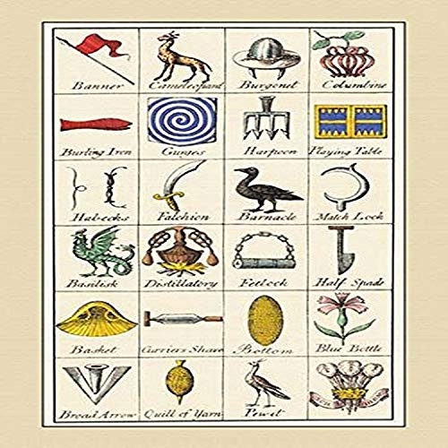 Buyenlarge "Heraldic Symbols-Banner, Cameleopard et al. Paper Poster, 18" x 27" Buyenlarge "Heraldic Symbols-Banner, Cameleopard et al. Paper Poster, 18" x 27"