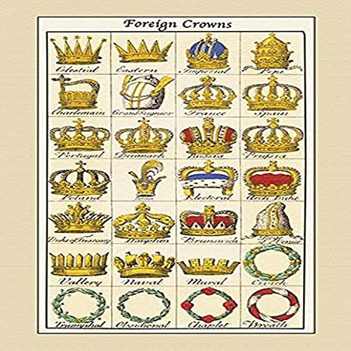 Buyenlarge 0-587-16923-0-P1218 Foreign Crowns Celestial, Eastern, et al. Paper Poster, 12" x 18"