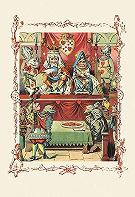 Buyenlarge Alice in Wonderland: The King and Queen's Court - 8" X 12" Fine Art Giclee Print Buyenlarge Alice in Wonderland: The King and Queen's Court - 8" X 12" Fine Art Giclee Print