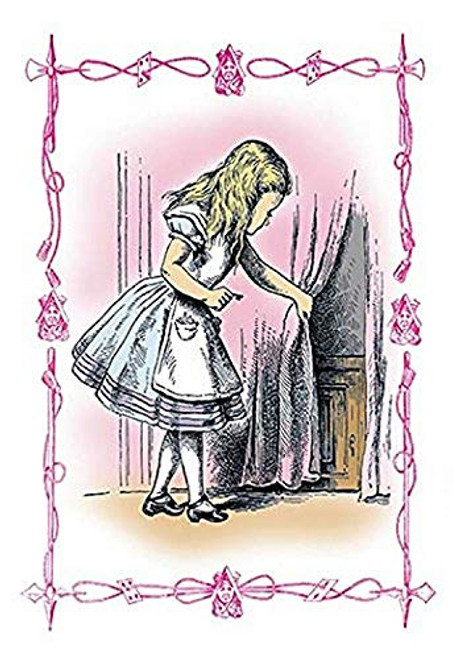 Buyenlarge Alice in Wonderland: Alice Tries The Golden Key - 8" X 12" Fine Art Giclee Print Buyenlarge Alice in Wonderland: Alice Tries The Golden Key - 8" X 12" Fine Art Giclee Print