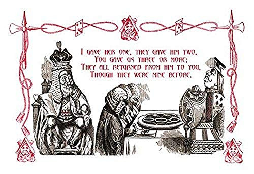 Buyenlarge Alice in Wonderland: King and Tarts - 8" X 12" Fine Art Giclee Print Buyenlarge Alice in Wonderland: King and Tarts - 8" X 12" Fine Art Giclee Print